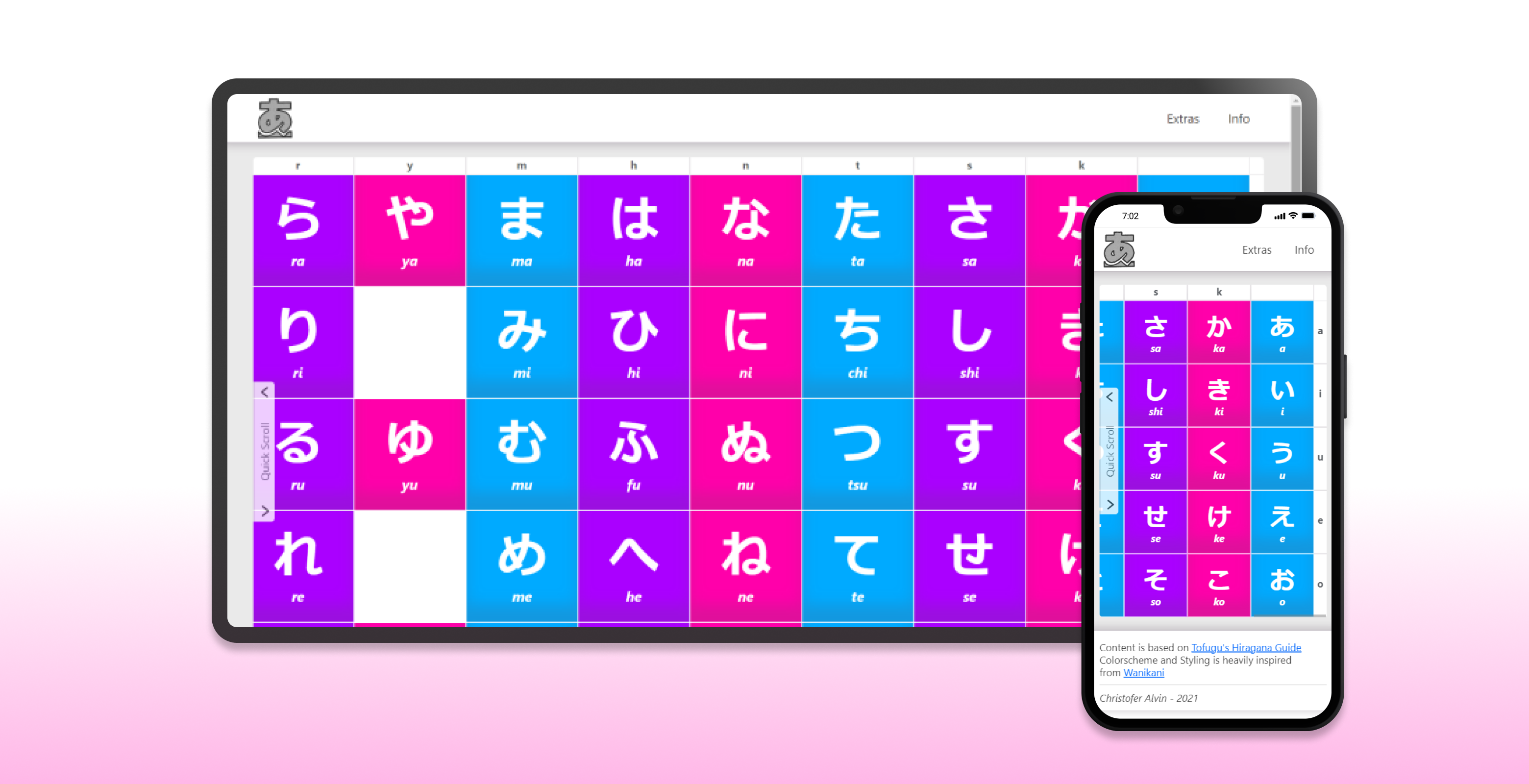 Hiragana React.js Website